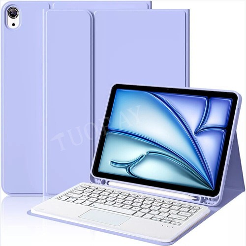 Keyboard With Touchpad Case Cover For iPad 6/7/8/9/10/11th Gen Air 4 5 6 Pro 11 - Picture 7 of 43