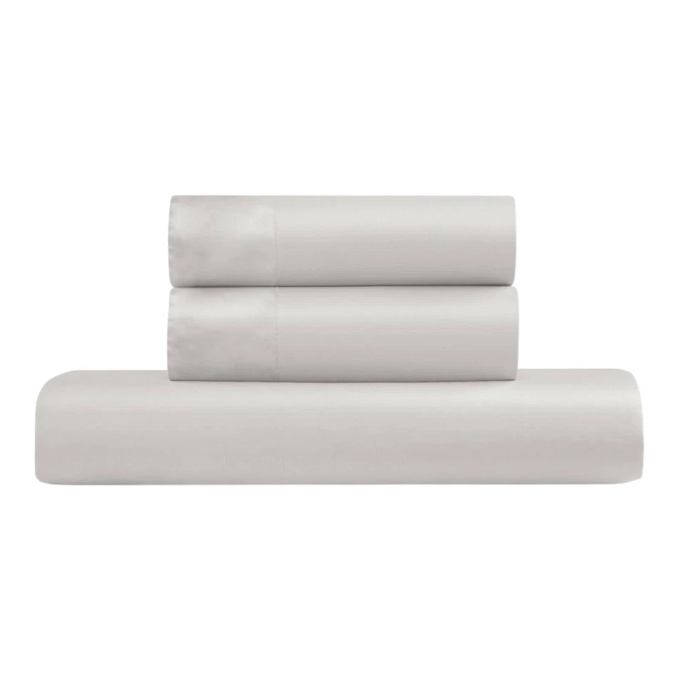 Juego de funda nórdica de 3 piezas de satén 100 % algodón de lujo Ella Jayne piedra completa/queen Foto 2 de 3