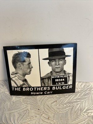 James Whitey Bulger -  METAL Mug Shot Magnet - Murder Hit Man - FBI Wanted
