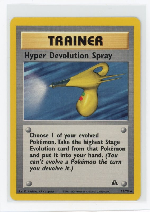 Pokemon Neo Discovery #73/75 Hyper Devolution Spray