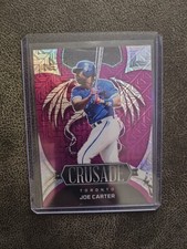 2023 PANINI CHRONICLES CRUSADE JOE CARTER PURPLE MOJO CARD #/50 BLUE JAYS