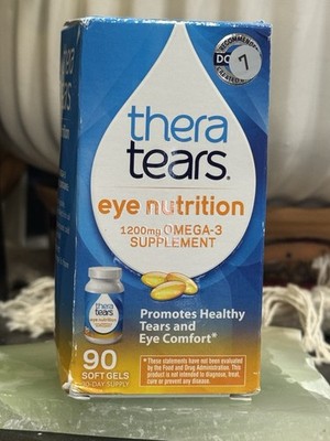 Thera Tears Eye Nutrition Therapy Omega-3 Supplement Softgels 1200mg - 90 6/27