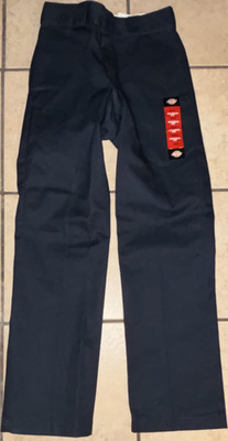 Dickies 874 Original Fit Men's Workwear Pants Navy 28x30 Polyester Cotton