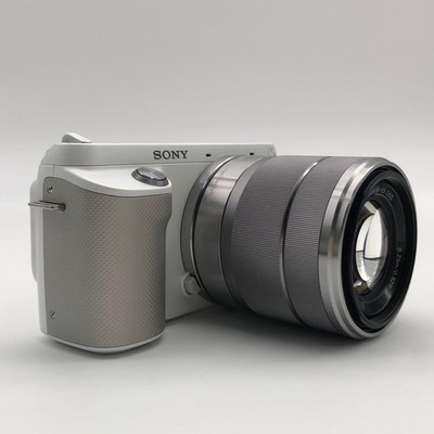 Sony Alpha NEX-F3 Mirrorless Camera White + E 18-55mm f/3.5-5.6 OSS Lens