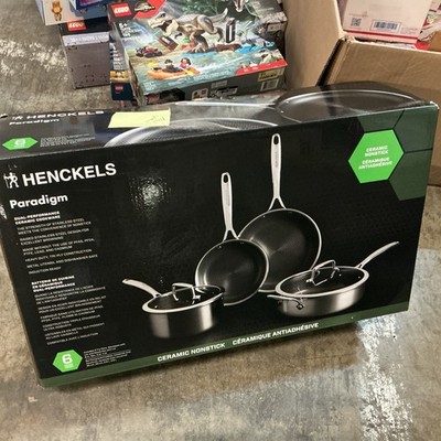 Henckels 6pc Paradigm Hybrid Ceramic Nonstick Cookware Set *NOB*