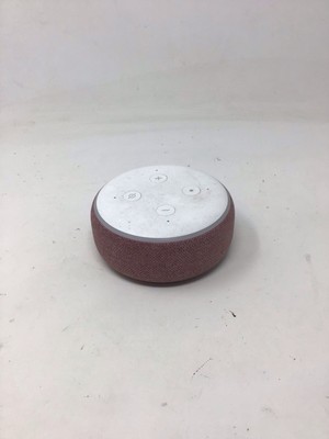 Amazon C78MP8 Pink White Echo Dot 3rd Gen Smart Speaker Alexa NO Power Supply