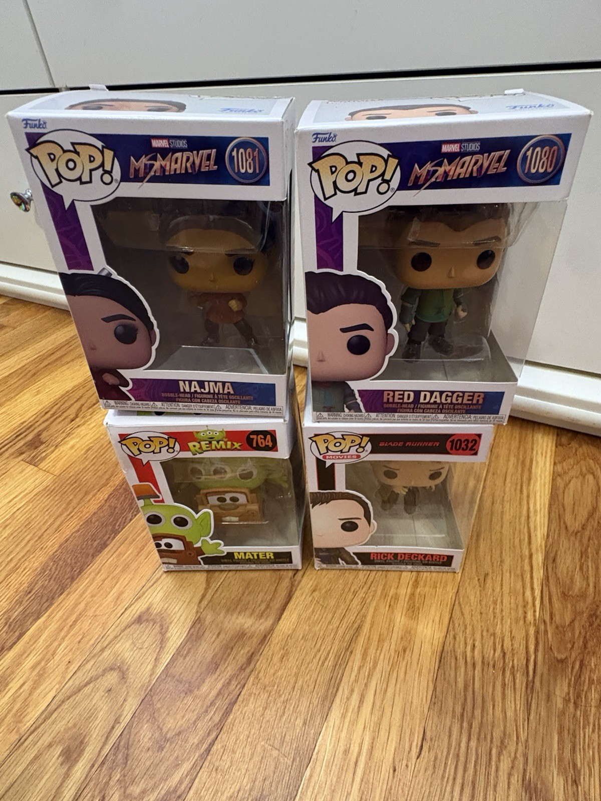 4 Random Funko Pops Lot