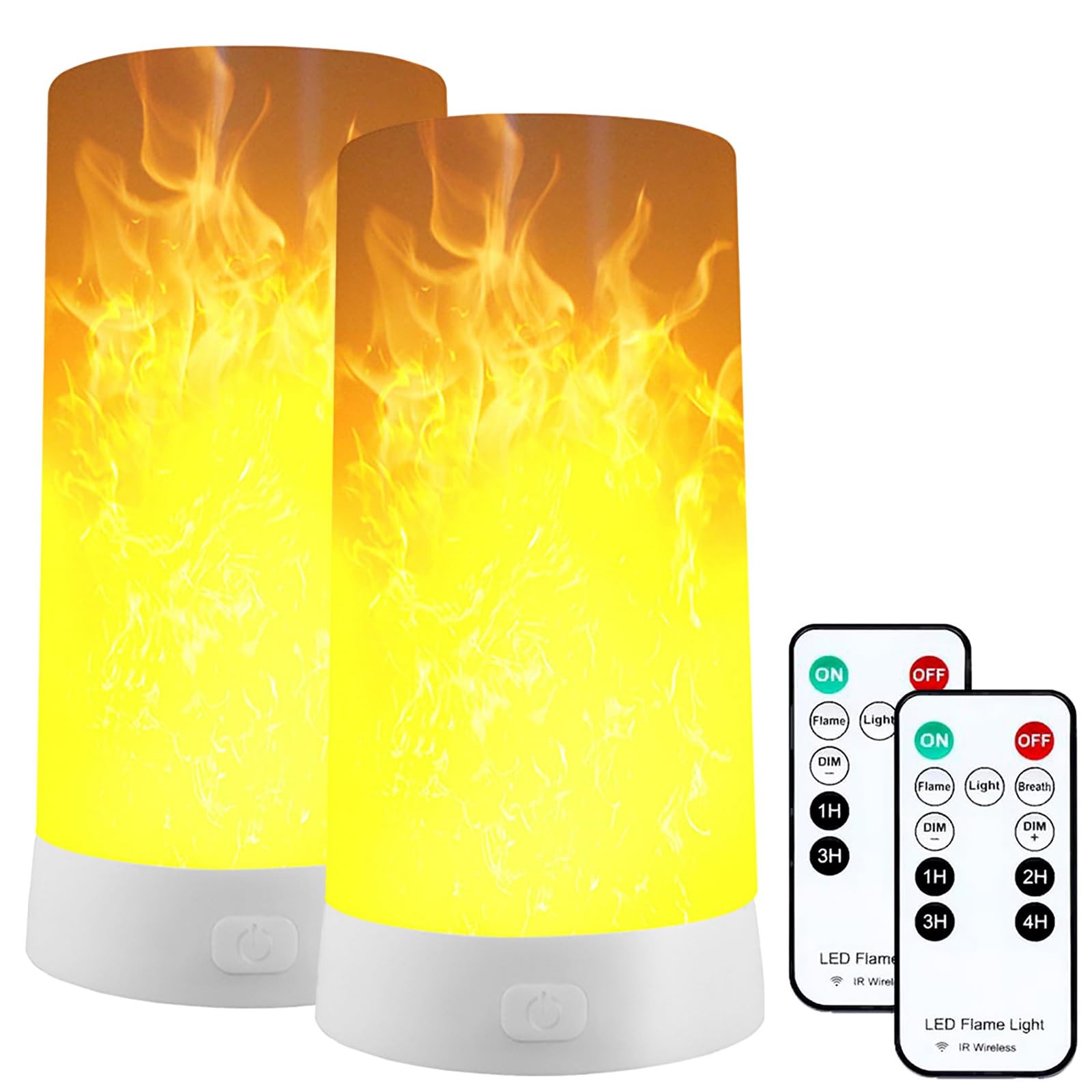 Lampe LED flamme vacillante à télécommande, le cadeau idéal pour la maison