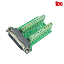 Female 25Pin Plug Breakout DB25 Pcb Board Terminals D-Sub Connector New Ic cq