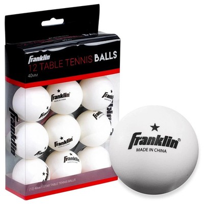 Franklin Sports Ping Pong Balls 12 Pack