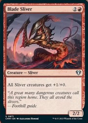 Blade Sliver #871 Commander Masters Uncommon MTG