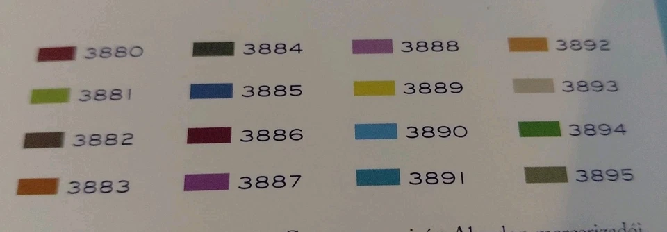 DMC Floss 3880-3895 single skeins discontinued! Combine shipping - Image 3 of 3