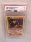 PSA 5 WOTC 2000 Team Rocket Unlimited Dark Charizard 21/82 Non Holo Rare Card EX