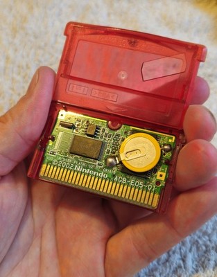 Pokémon Rubin Nintendo Game Boy Advance NDS Original PAL Neue Batterie 
