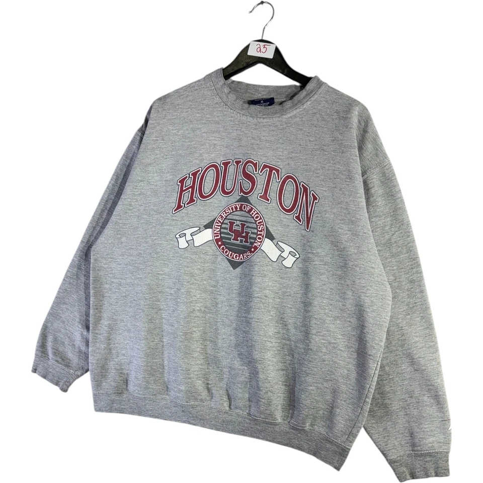 De colección University of Houston Cougars NCAA Gráfico Cuello Redondo Gris Para Hombres XL Foto 3 de 4