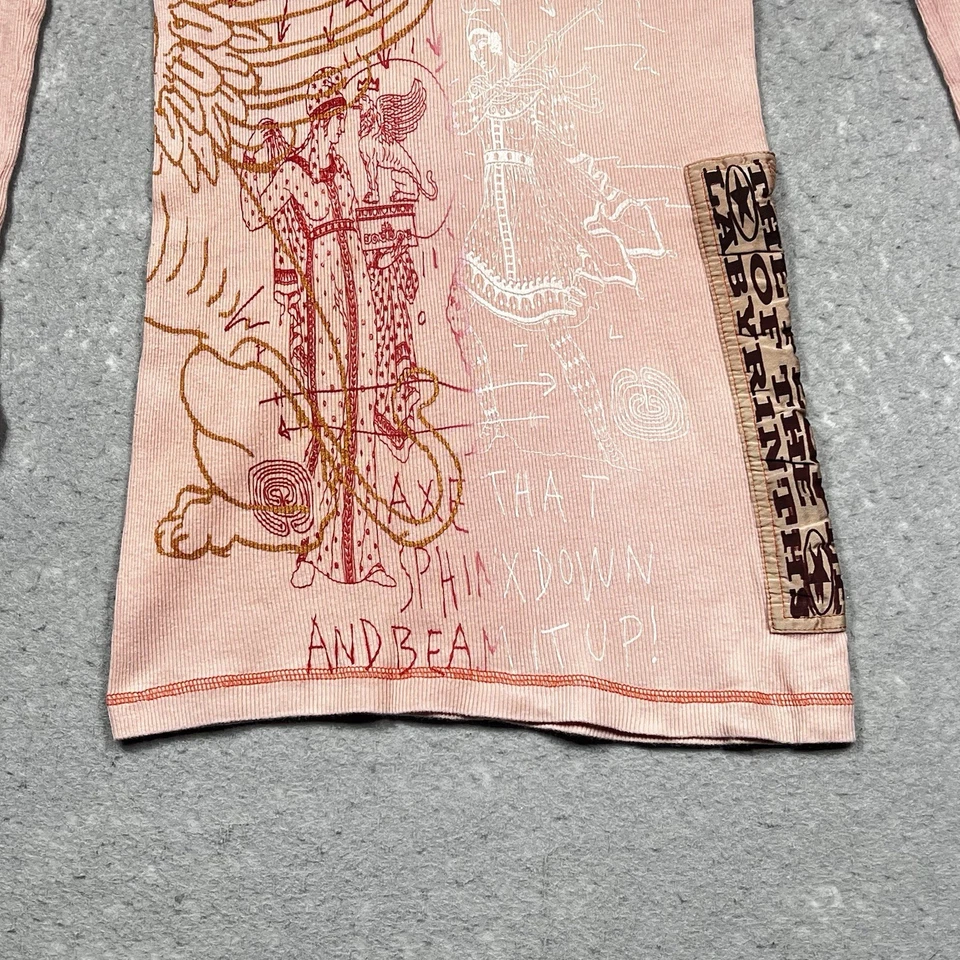 The People of the Labyrinths Shirt Womens Size Small Pink Long Sleeve Graphic - Image 3 of 4