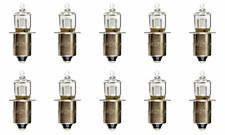 Box of 10 Halogen Flashlight Bulbs HPR52 - 3.8V, 3.23W, P13.5s Base, B-3.5