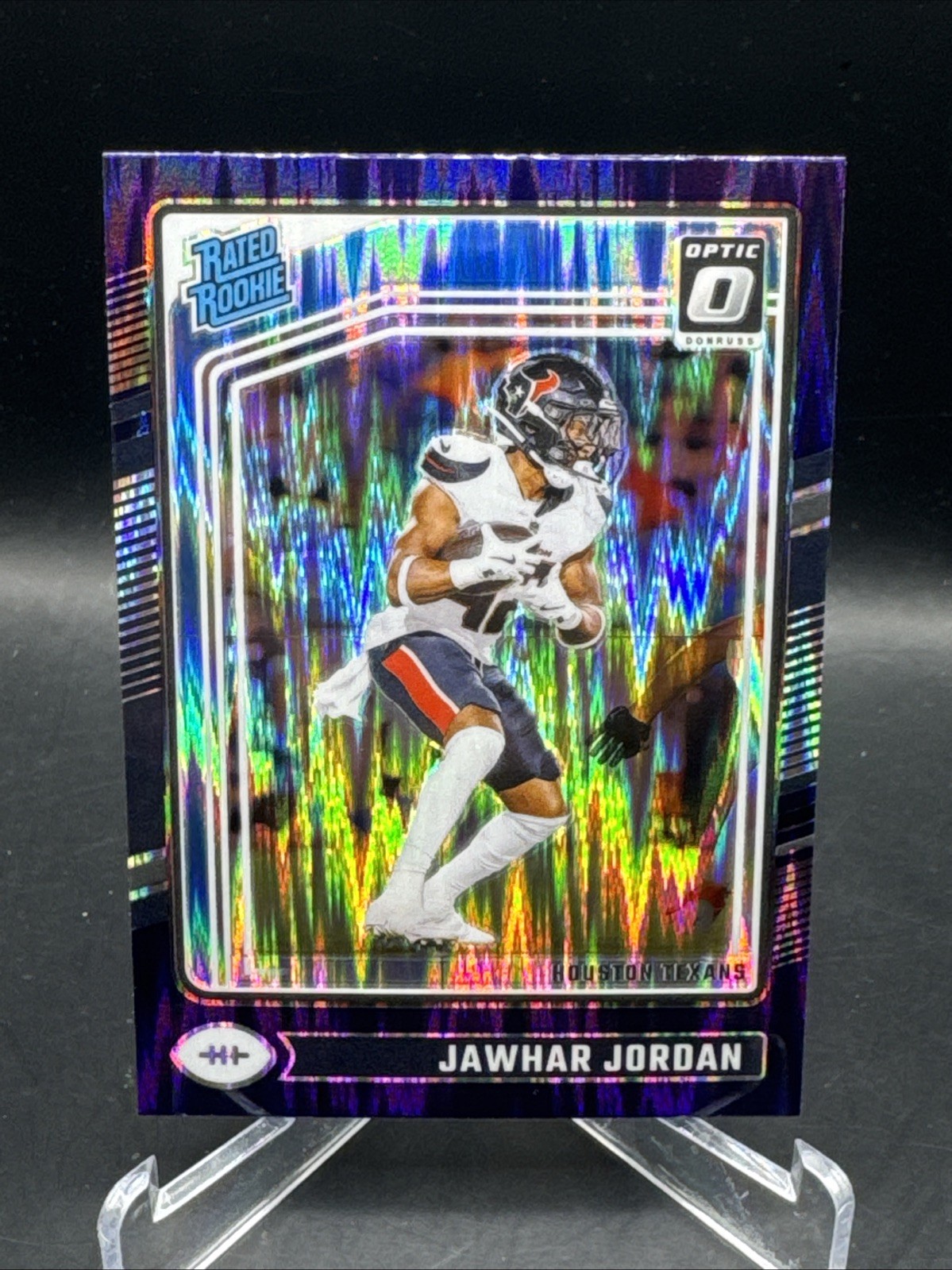 Jawhar Jordan Panini Donruss Optic #247 Purple Shock