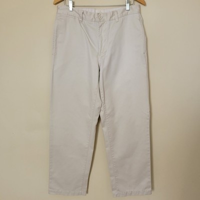 Gap Authentic Khaki Men's Pants Size 32/30 Flat Front Straight Leg 100% Cotton 