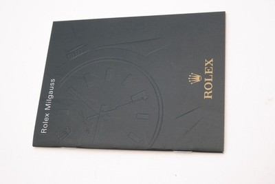 Rolex Milgauss Booklet 605.34 Sp - 10.2007
