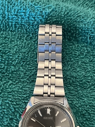 Men’s Vintage Seiko Stainless Steel mechanical 17 jewels wrist watch ~ Works - Picture 4 of 9