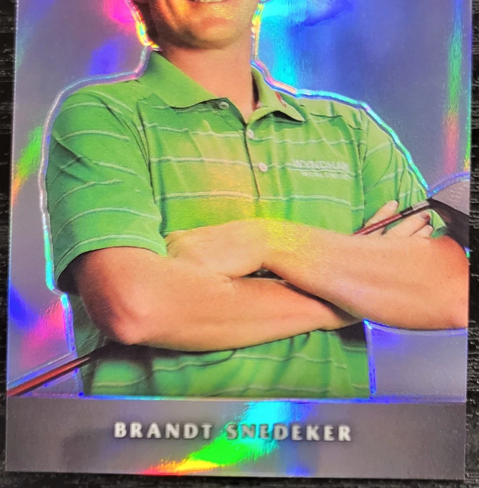 2011 LEAF GOLF Metal Limited Black Stripe Brandt Snedeker Rookie RC 67/99 M-BS1 - Image 3 of 4