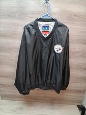 Pittsburgh Steelers Fans Gear Vintage Pullover Jacket XL NFL Light Pre-owned