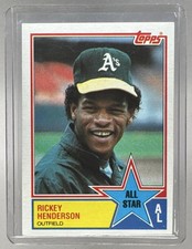 Rickey Henderson 1983 Topps #391 All-Star