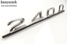 Mercedes W123 Emblem Typenschild Heckklappe 240D 1238170515 ?? Mercedes W123 Emblem Typenschild Heckklappe 240D 1238170515 ??