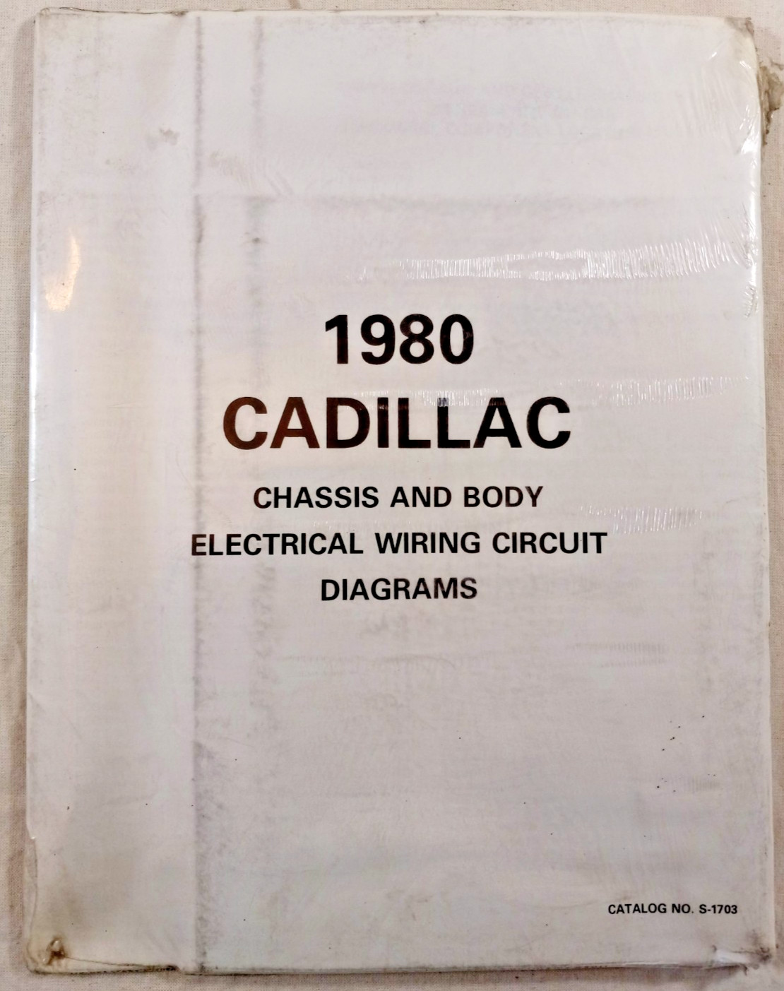 1980 CADILLAC CHASSIS AND BODY ELECTRICAL WIRING CIRCUIT DIAGRAMS