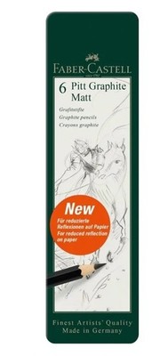 Faber Castell Pitt Graphite Matt, 6pk