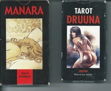Lot de 2 Jeux de Cartes TAROT (MANARA et DRUUNA)