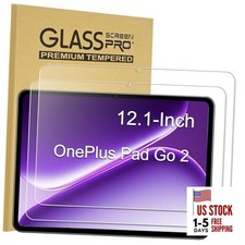 2 Pack Designed for OnePlus Pad Go2 12.1-Inch Screen Protector, 9H Hardness,