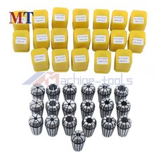 19 Pack ER16 1/8"-23/64" Spring Collet Set Fit For CNC Milling Lathe Tool
