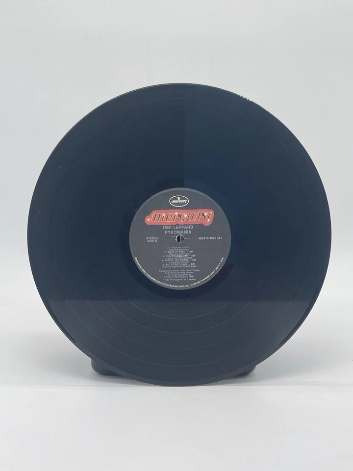 DEF LEPPARD PYROMANIA 12" LP VG VINYL RECORD MERCURY 1983 ROCK OF AGES - Image 3 of 4