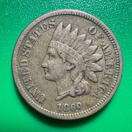 1860 Indian Cent Round Bust C365