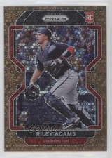 2022 Panini Prizm Tier II Bronze Donut Circle Prizm 38/40 Riley Adams #173 0x1