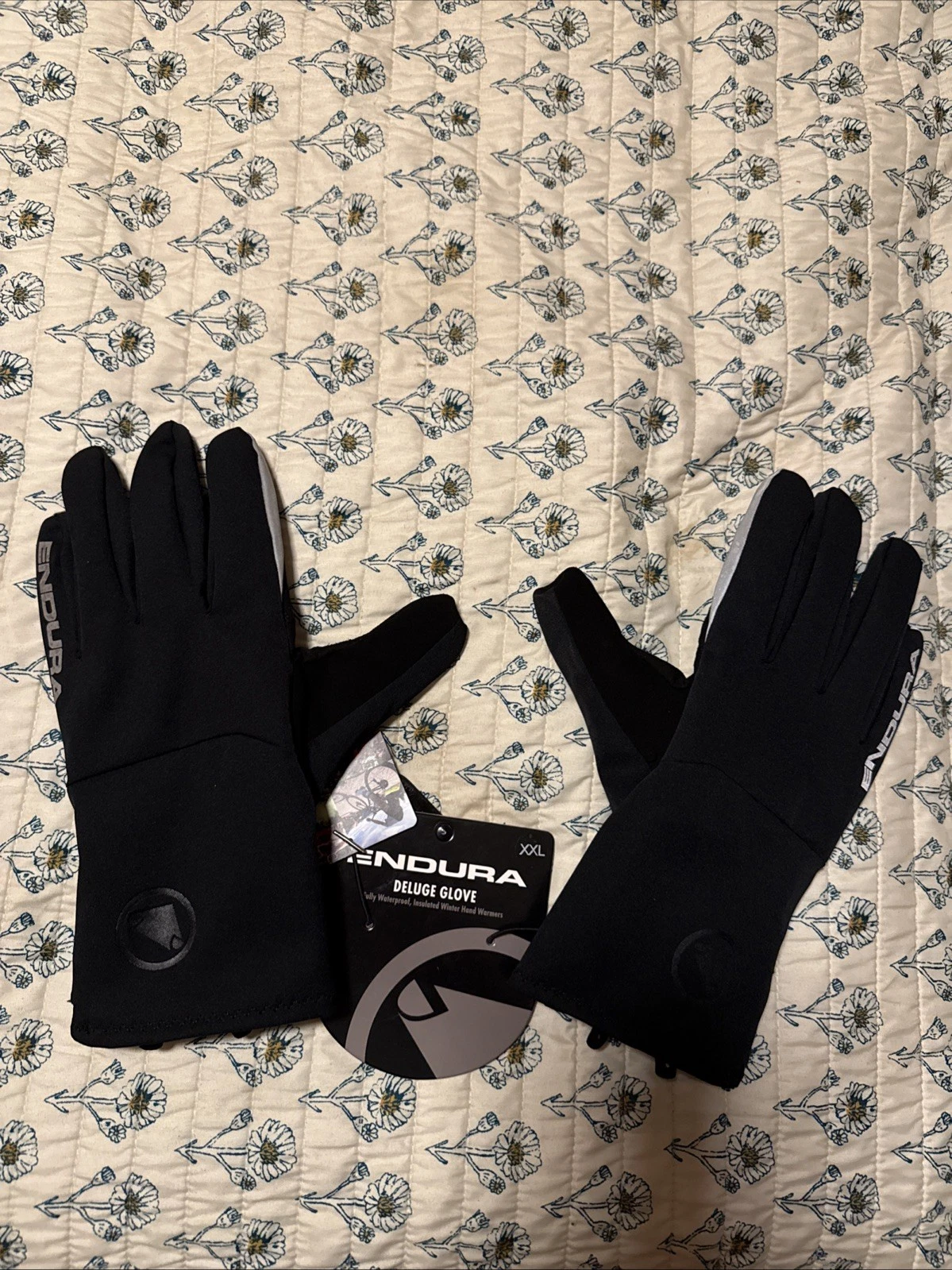 Endura Deluge Black Waterproof Winter Cycling Gloves XXL