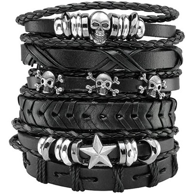 Armband, Lederarmband, Punk, Gothic, Damen, Herren, Schmuck