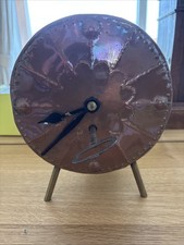 Antique working Copper And Brass Clock Origin Unknown