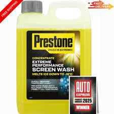 Prestone Screenwash Concentrate 2.5L, Screen Wash For Cars - Winter, High Perfor 2.68 per litre