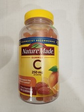 NATURE MADE Vitamin C 250mg Adult Gummies 200 Count EXP. 10/2027. SEALED.
