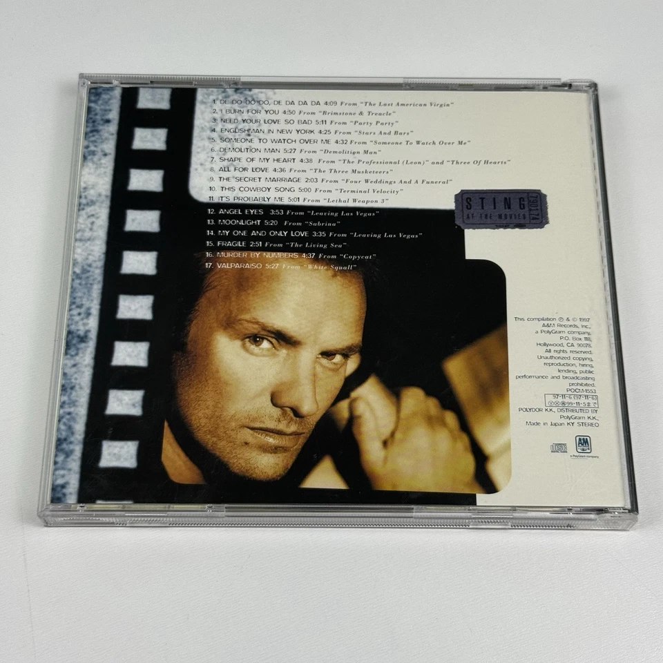 Sting at The Movies. First Film Music Compilation Covering Almost 15 Years  Foto 3 de 4