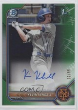 2022 Bowman Chrome Prospect Green Refractor 12/99 Kevin Kendall Auto 00br