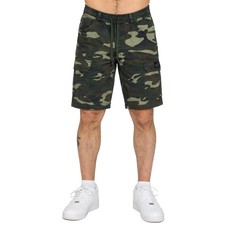Enzo Cargo Shorts Mens Camo Combat Elasticated Waist Multi Pocket Half Pants UK