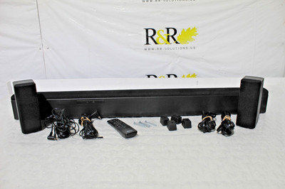 Hisense R651 5.1 Ch 510W Soundbar &2 Rear Surround Speakers/ Missing Subwoofer