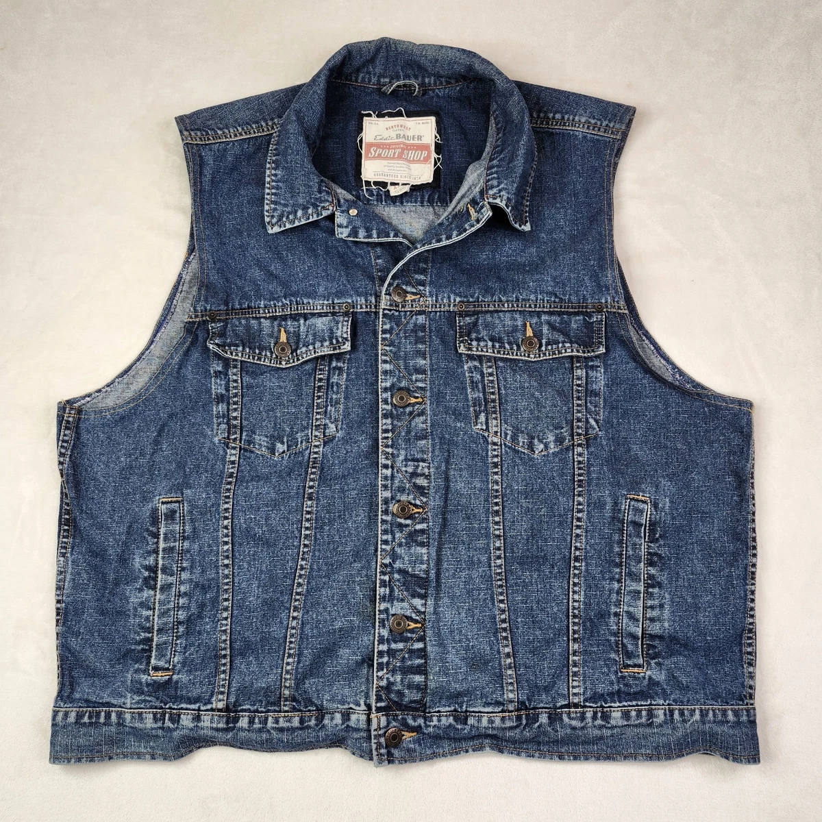 Eddie Bauer Denim Coats, Jackets & Vests for Cotton Outer Shell