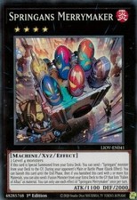 YuGiOh Springans Merrymaker LIOV-EN041 Super Rare Englisch Excellent 1st