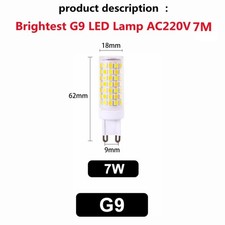 G9 LED Bulb Warm and Cold White 3W 5W 7W G9 Long Life High Energy Saving A Bulbs