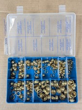 Brass Stopped Olives Assorted Metric Plumbing Tube Barrel Fittings 2-15mm Box